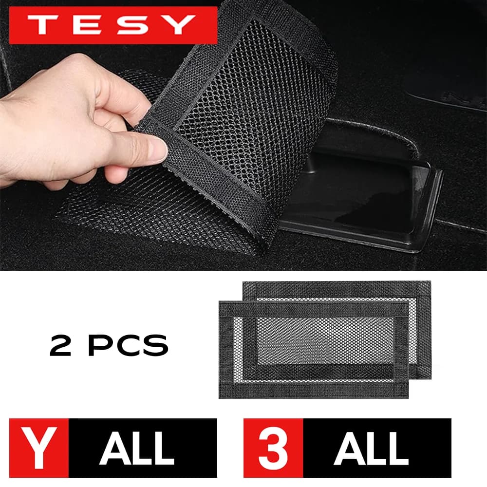 TESY For Tesla All Model YL Y Juniper Launch Model 3 Highland Air Outlet Under Seat Protective Cover 1 Pair Vent Mesh Filter