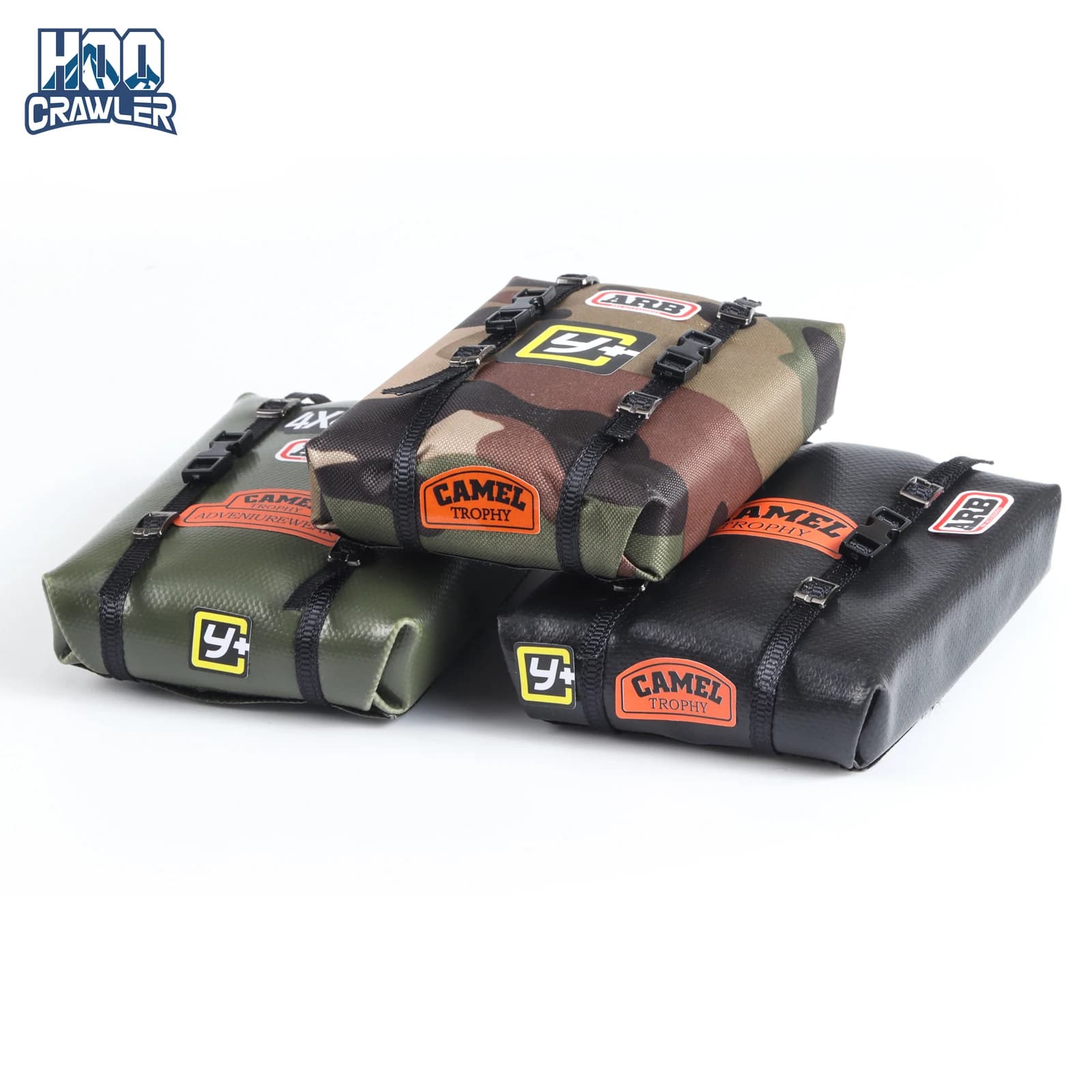 Borsa per tenda simulata RC Decora tenda per bagagli da tetto simulata in scala fatta a mano per 1/16 1/18 1/24 RC Crawler TRX4M SCX24 FCX24 MN WPL