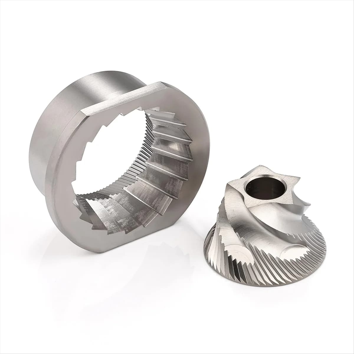 BABQ Set di frese per smerigliatrice conica in acciaio inossidabile di ricambio, accessori di ricambio da 48 mm per Saeco Magic/Royal/Strato e altri