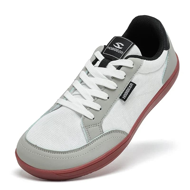 HOBIBEAR Scarpe minimaliste a piedi nudi Scarpe da ginnastica stringate da uomo con punta larga da donna Scarpe da passeggio comode e leggere con caduta zero