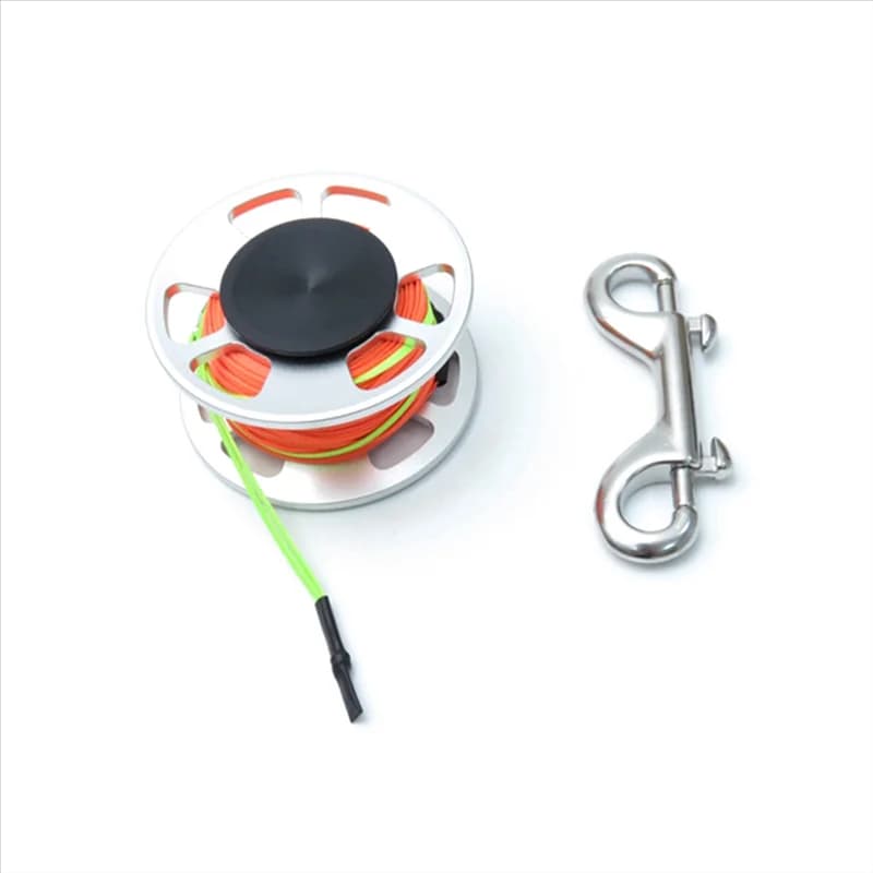 Scuba Finger Reel, Aluminum Compact Spool Reel Double Buckle Suitable For Diving Snorkeling In Wreck Cave Technology Eco-Friendl