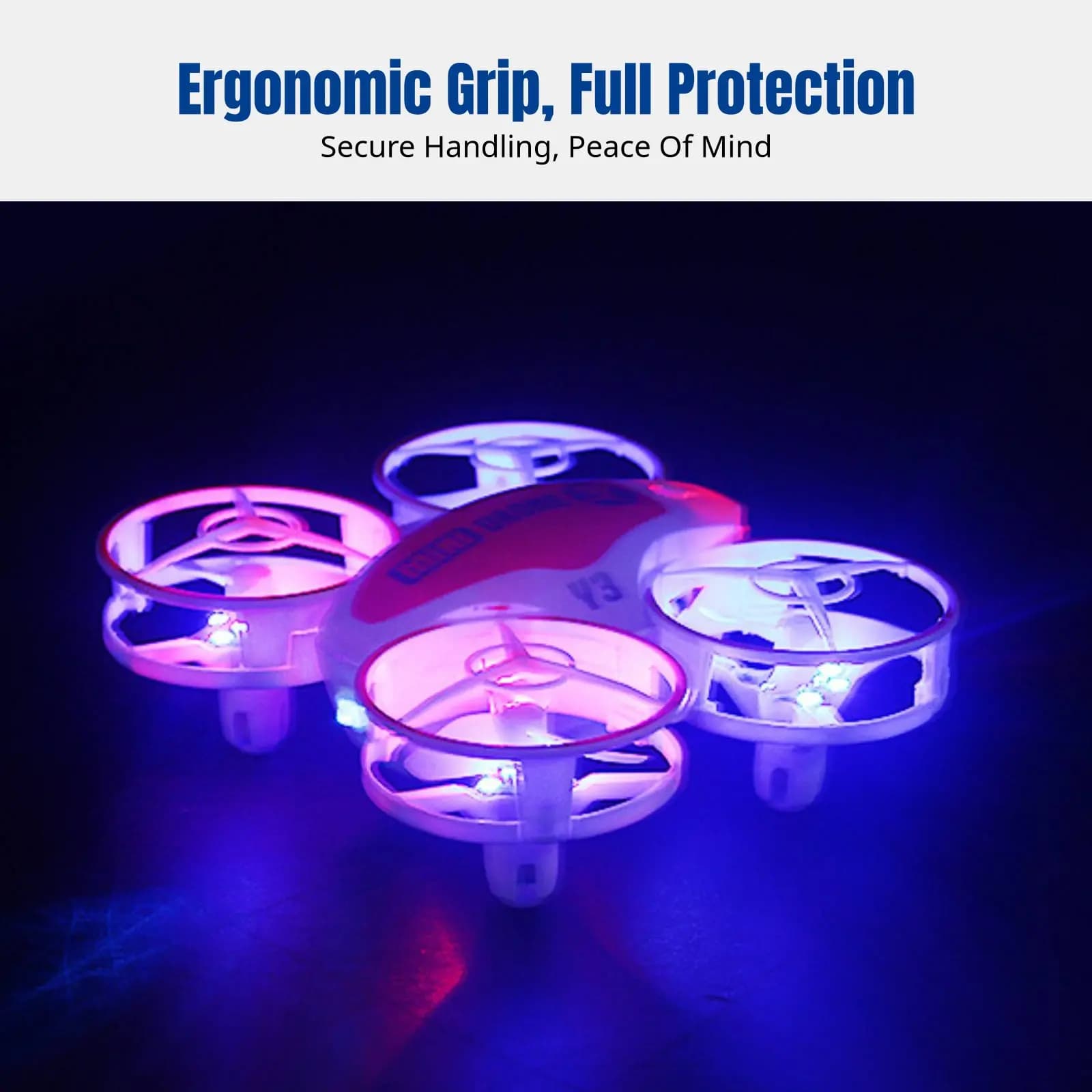 Mini Remote Control Drone, 360° Flip, Hover, Quadcopter Toy for Kids, Indoor Outdoor, Night Play, Wholesale
