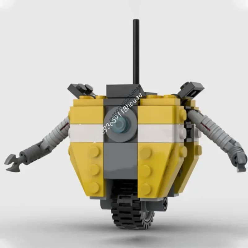 Set di 105 Pezzi Classico del Gioco Borderlands 2, Modelli CL4P-TP Brickheadz, Blocchi da Costruzione MOC, Giocattoli per Bambini, Regali di Natale
