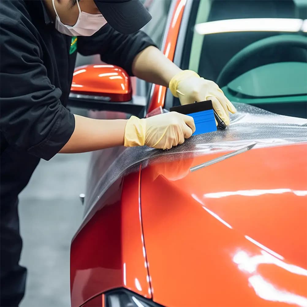 Set di Strumenti Professionali per Applicazione Carta da Parati e Pellicole Auto, Kit Multifunzione con Squeegee per Installazione