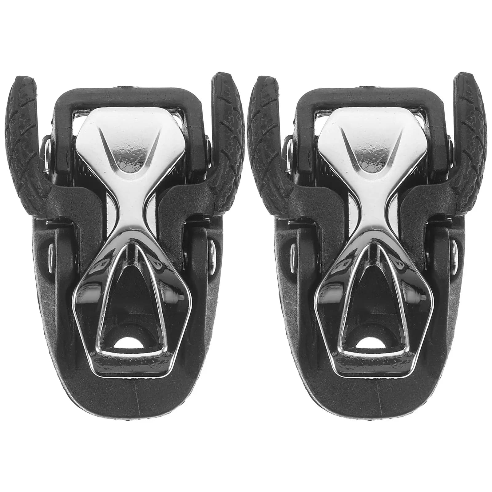 Kit di 2 Fibbie per Pattini a Rotelle - Fibbia di Fissaggio Regolabile, Accessorio Leggero e Portatile per Pattini da Ghiaccio