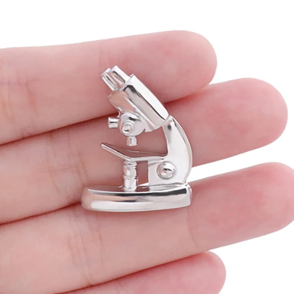 1pc microscopio gioielli medici spilla spille argento placcato metallo bavero distintivo gioielli carini regali per medici ospedalieri infermieri
