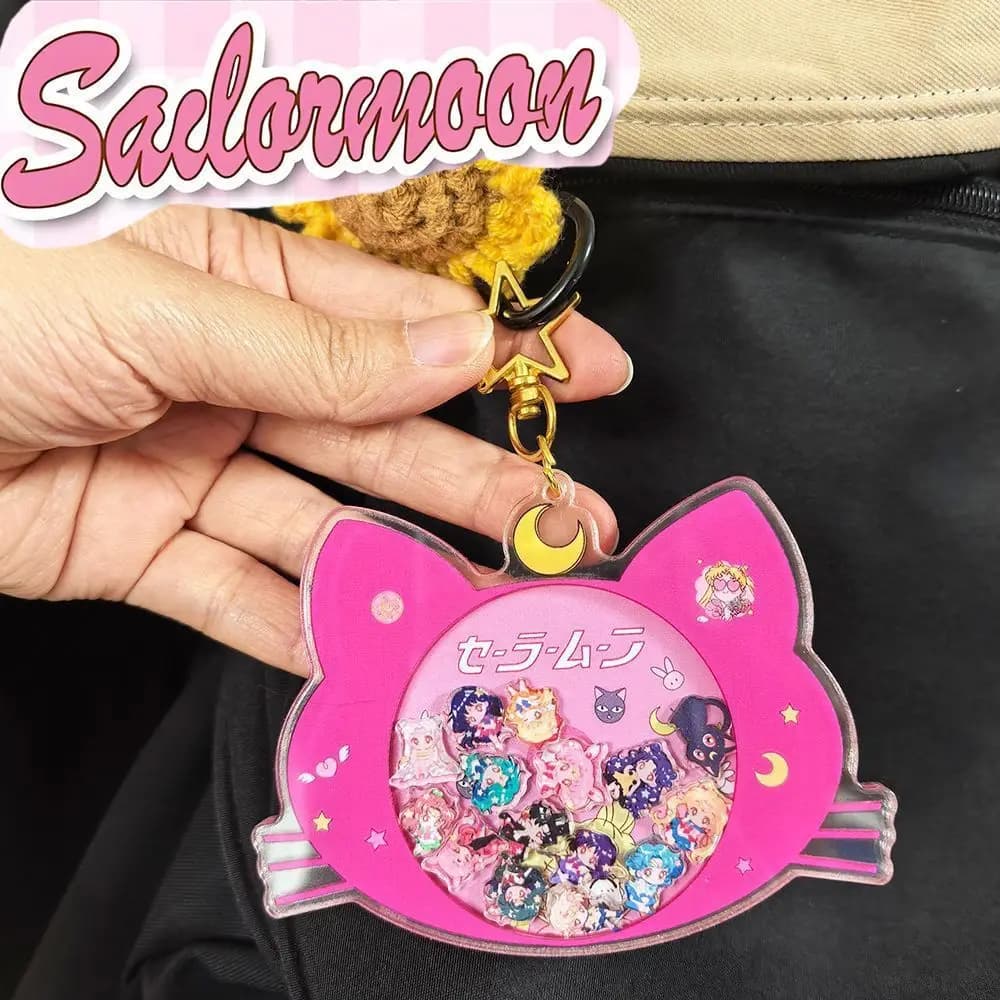 Sailor Moon acrylic keychain wobbler anime merch, backpack charm, creative gift, cute, perfect for giving to friends