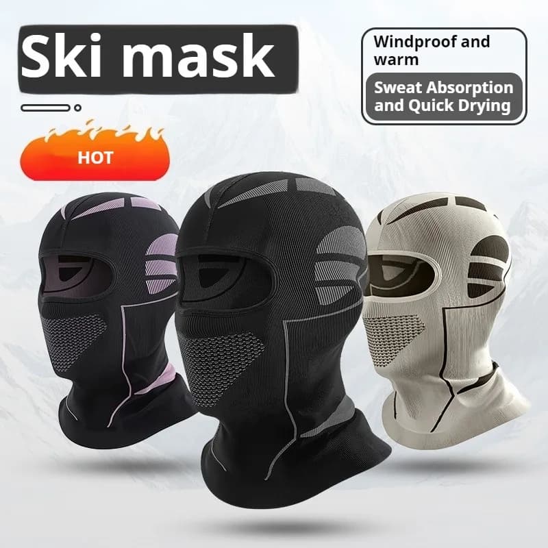 Passamontagna termico antivento per uomo donna, maschera da sci unisex per sci ciclismo moto, copertura per la testa a prova di freddo