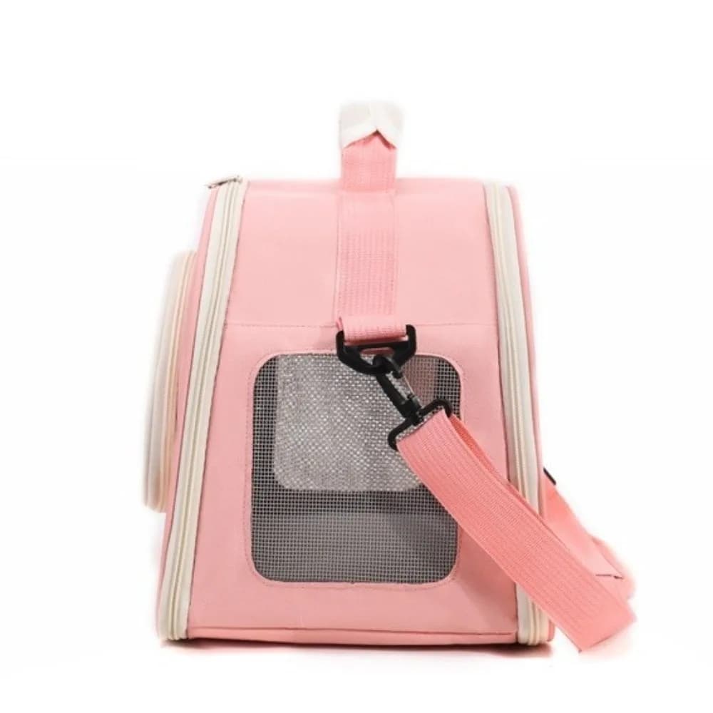 Zaino Traspirante per Gatti alla Moda, Borsa Portatile Colorata per Gatti, Borsa a Tracolla Pieghevole per Animali Domestici da Viaggio