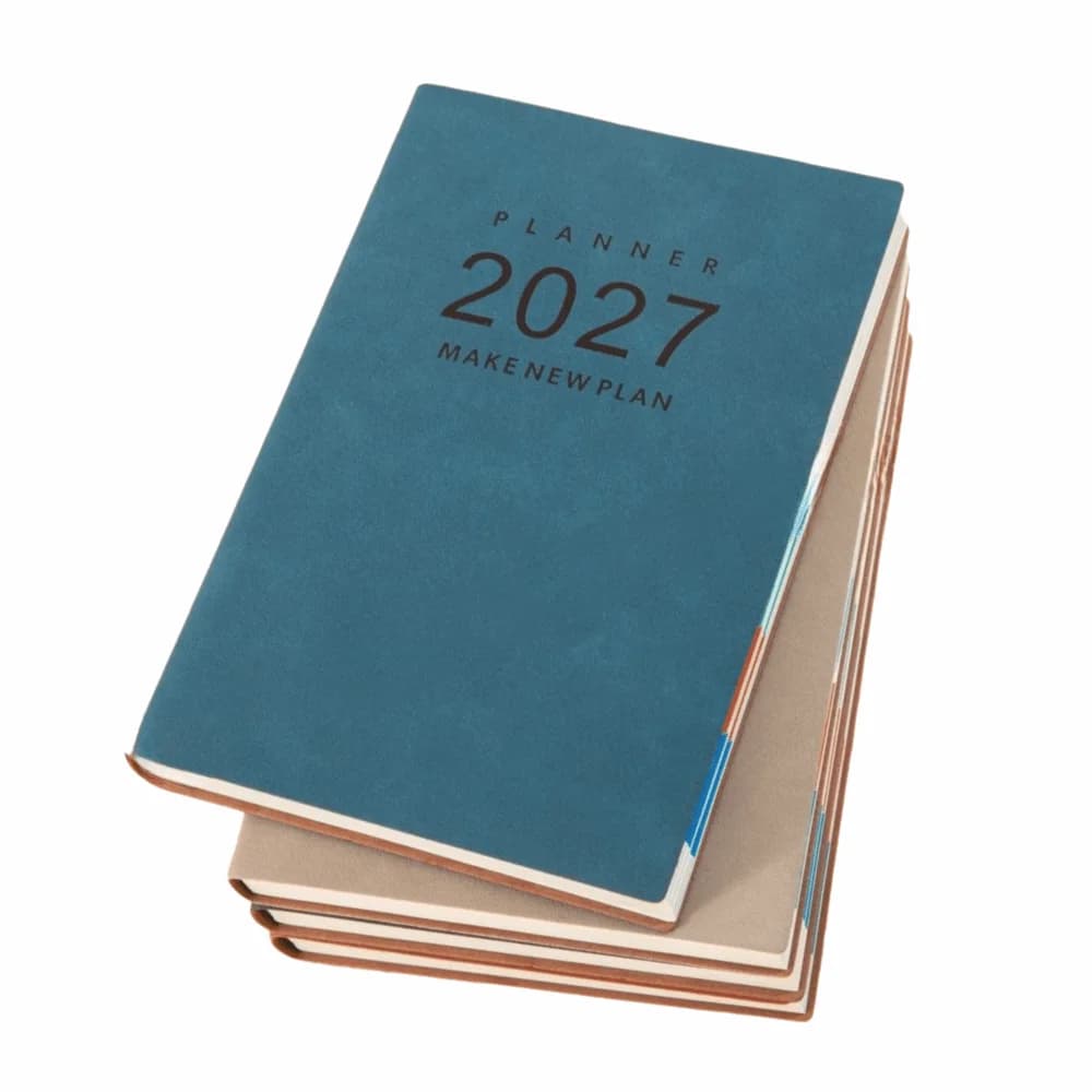 High Quality A5 2027 Planner Book English Efficiency Manual A5 Agenda Schedule Book Business Daily Planner Business Planning