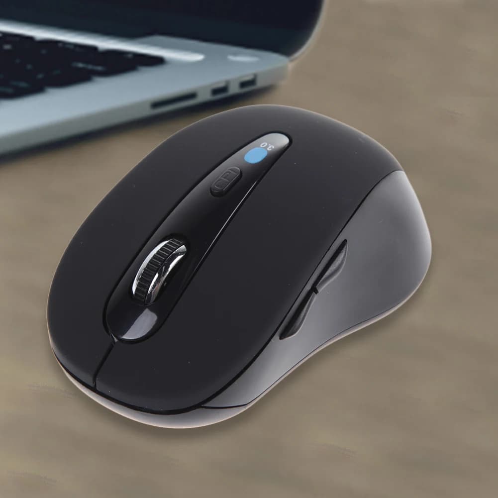 Mouse wireless compatibile con Bluetooth, piccolo mouse portatile per computer, mouse ottico senza fili per PC, tablet, laptop