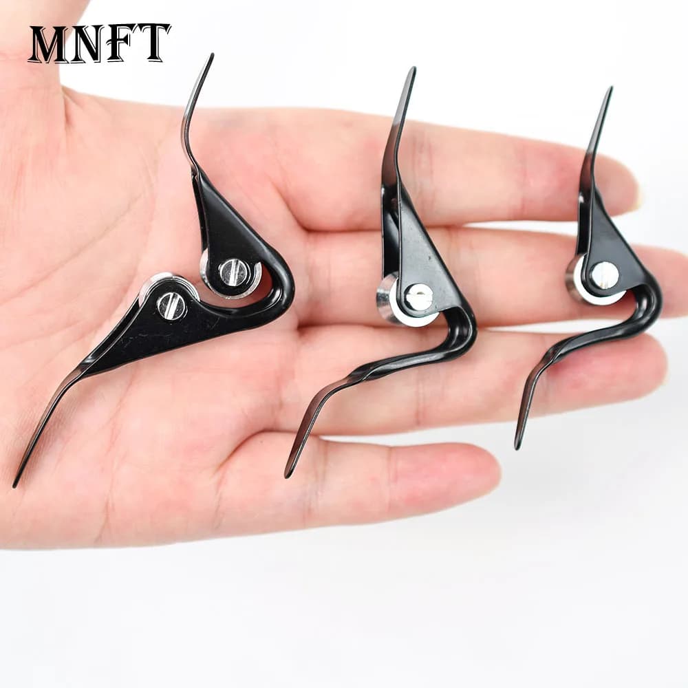 2Pcs Single Double Roller Tip Top Ring Fishing Rod Visible Anchor Boat Rod Trolling Jigging Rod Line Guide Eye DIY Rod Building