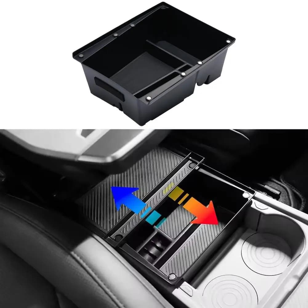 Per Kia Ev3 Car Center Console Bracciolo Sotto Accessori di Stoccaggio Vassoio Box Interno Riordino Stivaggio Organizzatore Auto T9P4