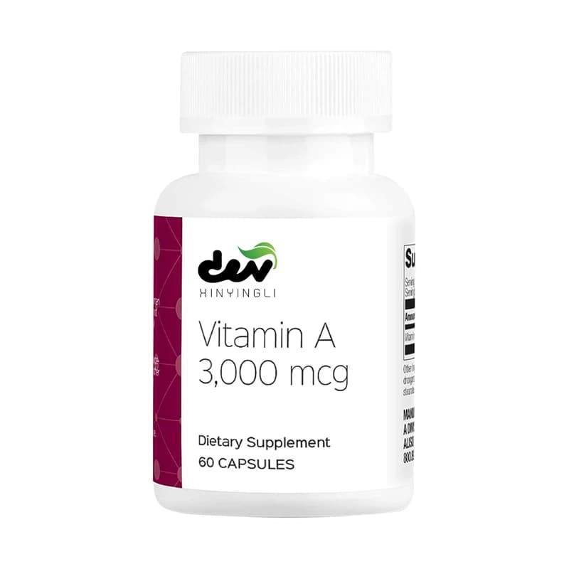 Vitamina A 3000 mcg, mini capsule facilmente digeribili, integratore di vitamina A - supporto per la salute degli occhi * -60 capsule