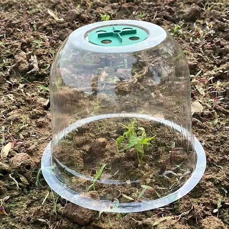 Copertura per Vivaio di Fiori, Copertura a Campana per Piante, Protezione per Piante, Copertura in Plastica per Serra da Giardino e Orto