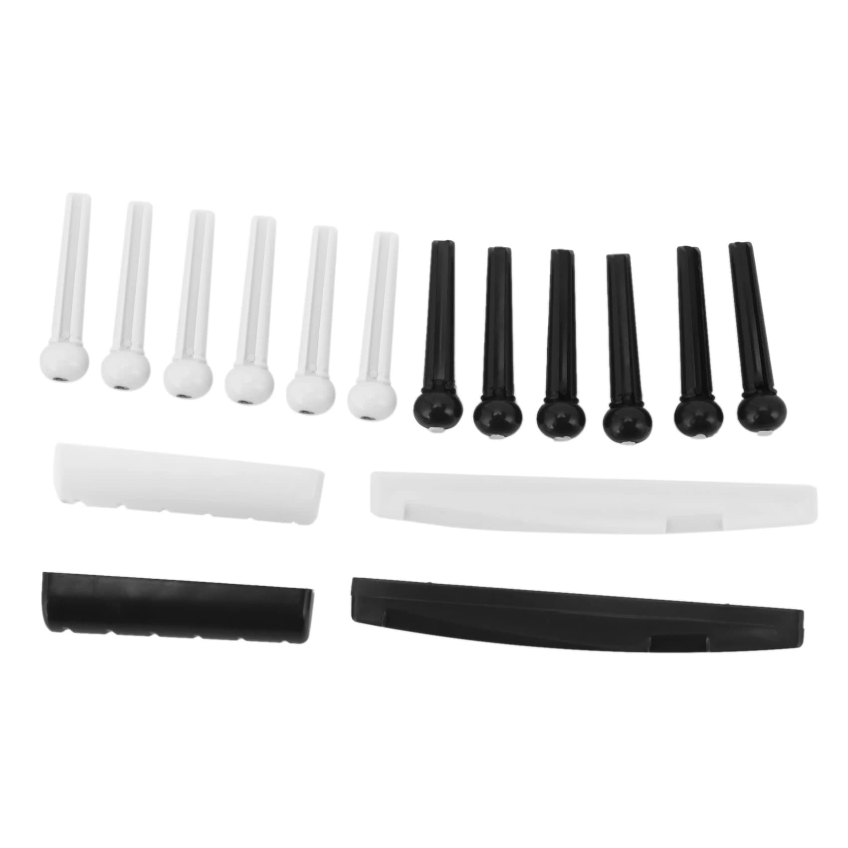 Set AEF6-170 con plettri, capotasto, corde per chitarra acustica, avvolgicorde 3 in 1, perni del ponte, sella del ponte in osso per chitarra a 6 corde