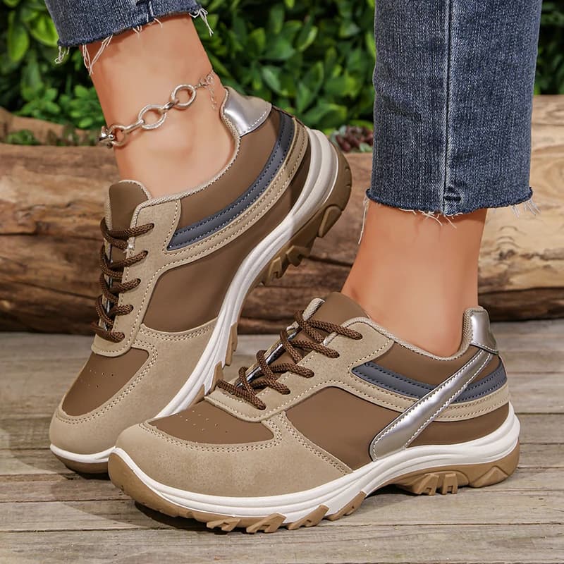 Sneakers da Donna 2026 Nuove Scarpe Casual Traspiranti in Mesh con Lacci, Scarpe Vulcanizzate Leggere e Comode per Sport e Corsa