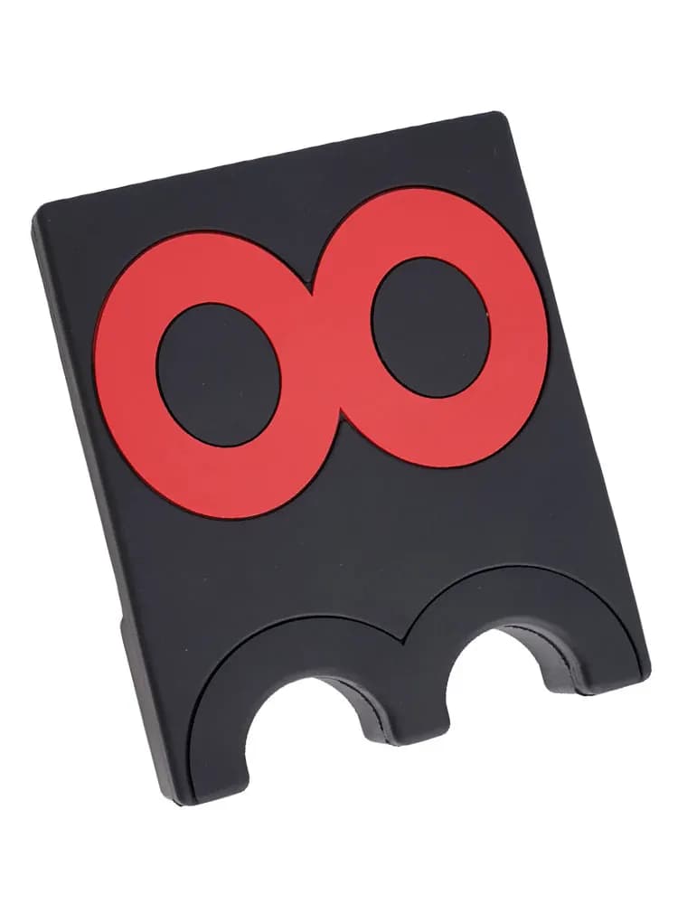 Portastecche da Biliardo Portatile a 2 Fori, Peso Circa 320g, Design Antiscivolo, Dimensioni Approssimative 10*8.5*2.5cm