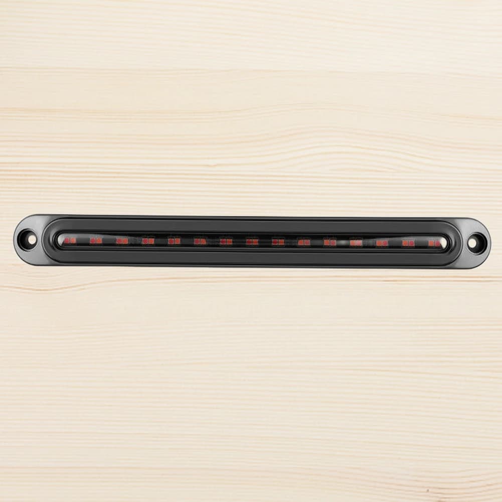 12-24V Rear Turn Tail Light Bar 30LED LED Tail Rear Lamp 3500K Trailer Brake Stop Strip IP65 Waterproof 120LM for Auto Truck