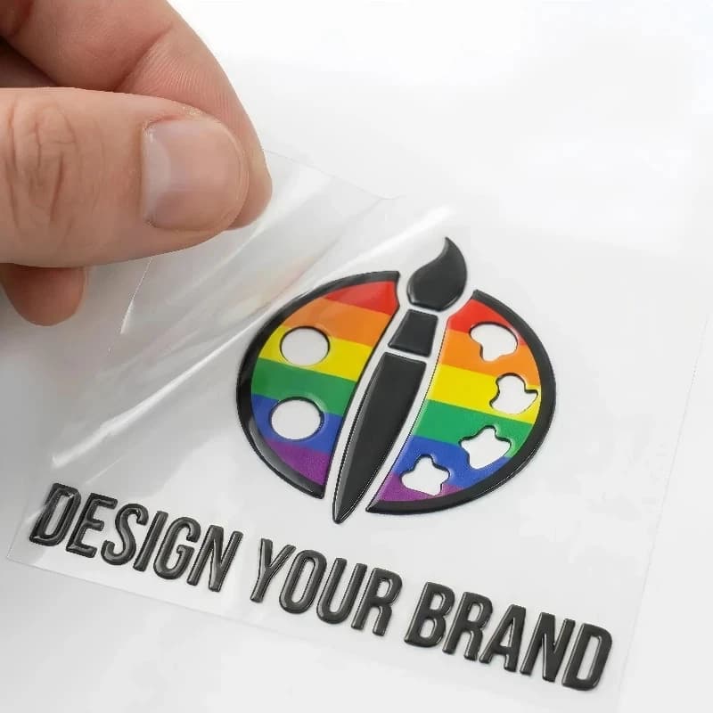 50 Adesivi Personalizzati, Etichette con Logo 3D, Adesivi Personalizzati per Matrimoni, Etichette UV Impermeabili Fai-da-Te per Bottiglie