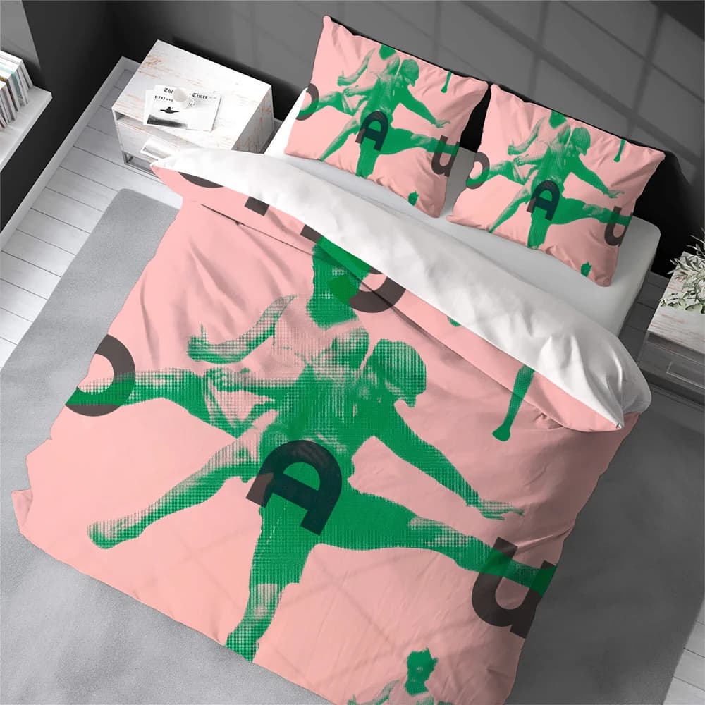 Bauhaus Quotes Set, Domestic Style, Cotton Soft Bed Linen, Set 3 Pieces, Student Shower Gift