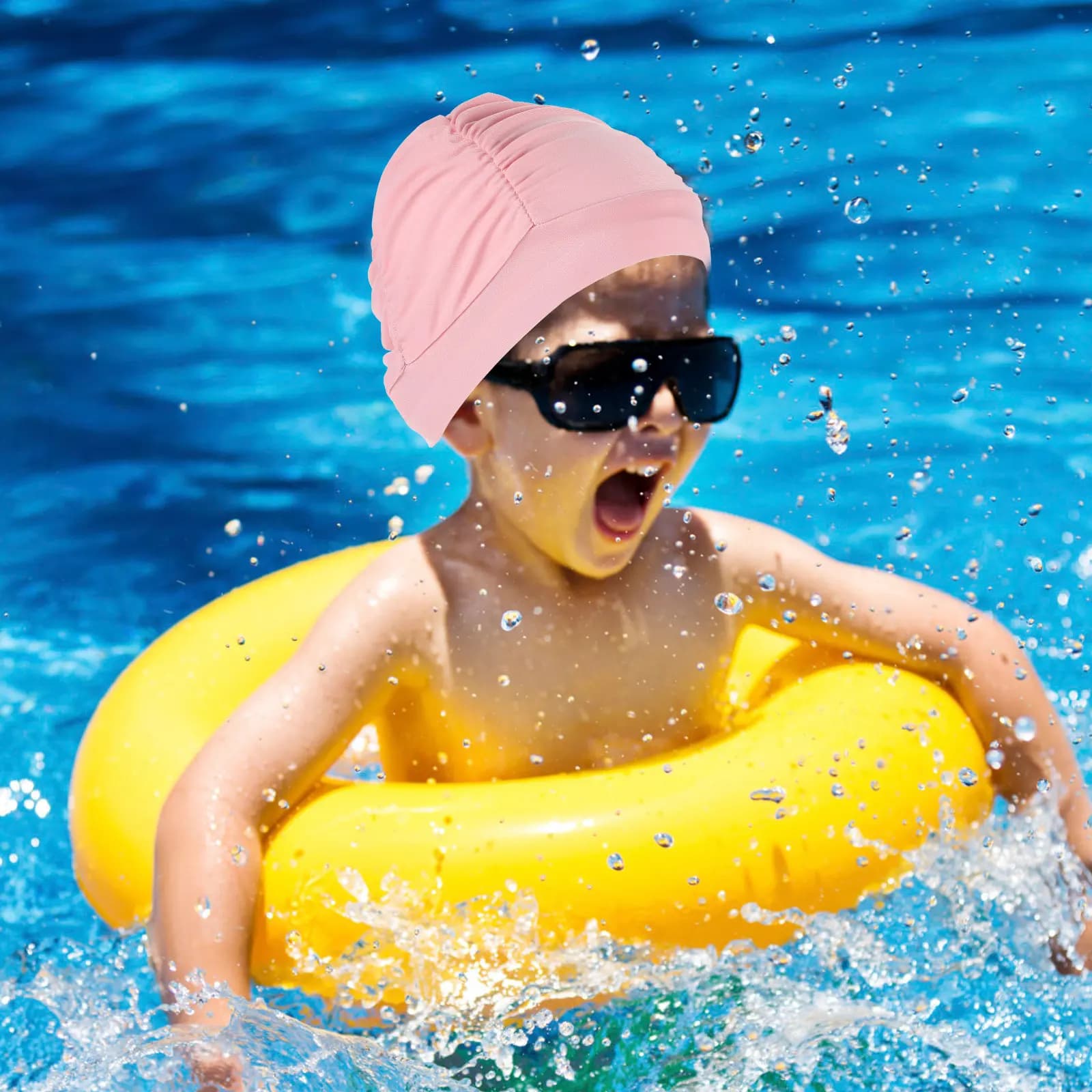 Stable and Comfortable Swimming Head for Adults, Reusable, Anti-slip, for Long Hair, Gift for Men and Women