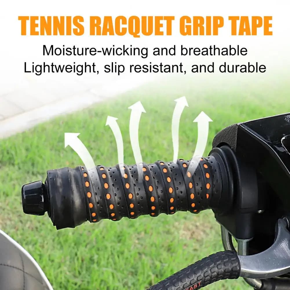 110CM Tennis Racket Grip Tape Shock-proof Breathable Elastic Multifunction Fishing Rod Badminton Racquet Paddle Overgrip Wrap