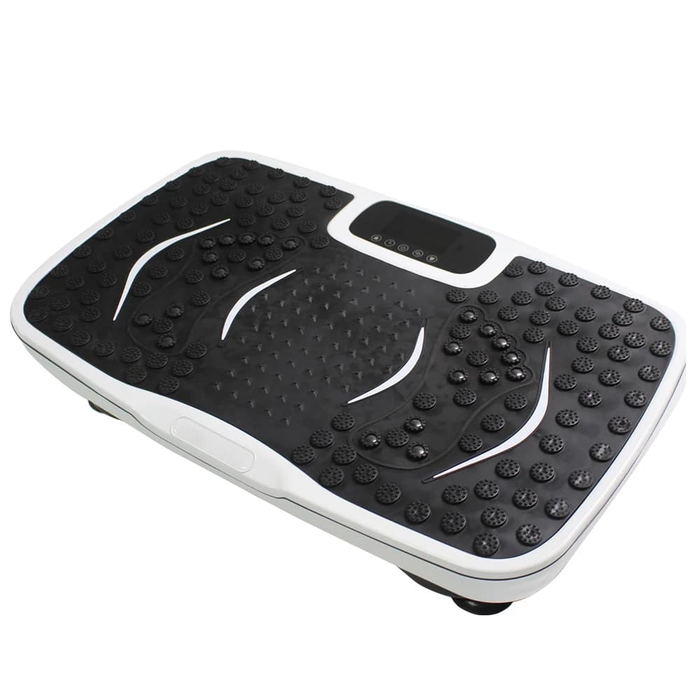 Healthy Slimming Weight Loss Home Use Vibrating Plate Foot Magnet Massage Platform with Remote Control and 150kg Max Load