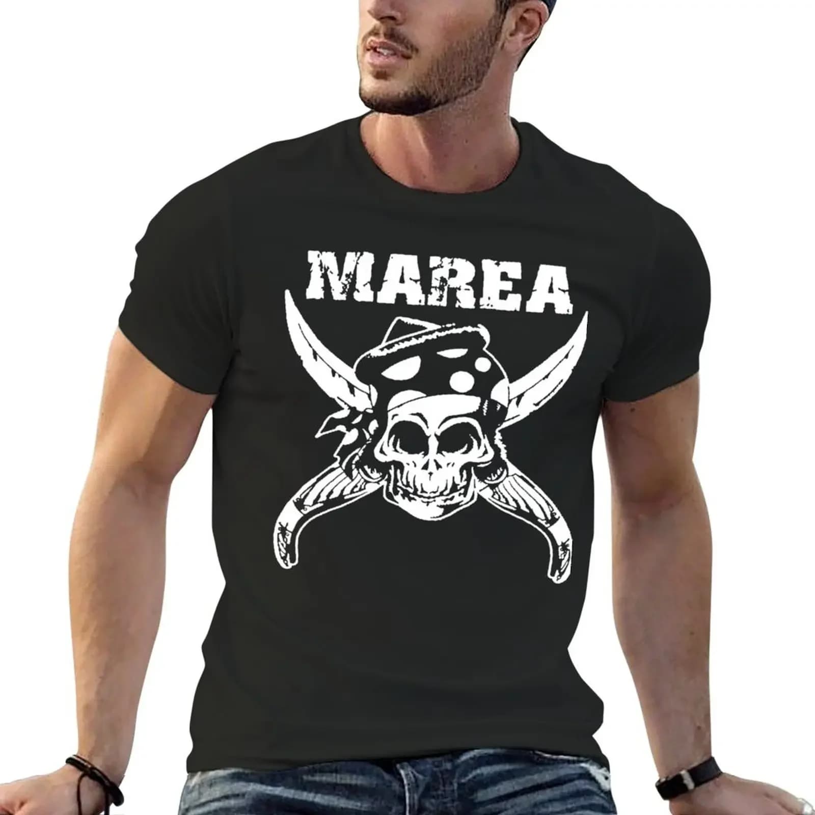 Marea Rock T-shirt anime cose camicie grafiche camicie firmate magliette nere da uomo