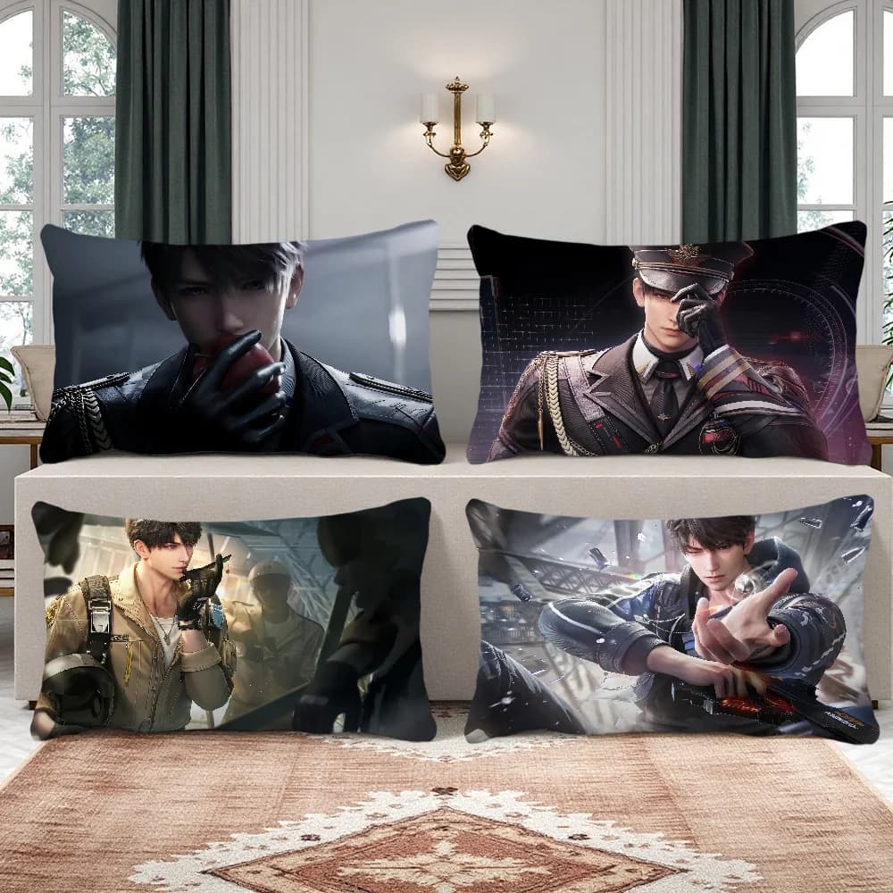 Game L-Love and D-Deepspace C-Caleb cushion cover Rectangle Pillow Case Printing Bedside Sofa Room Home Decoration Pillowcase