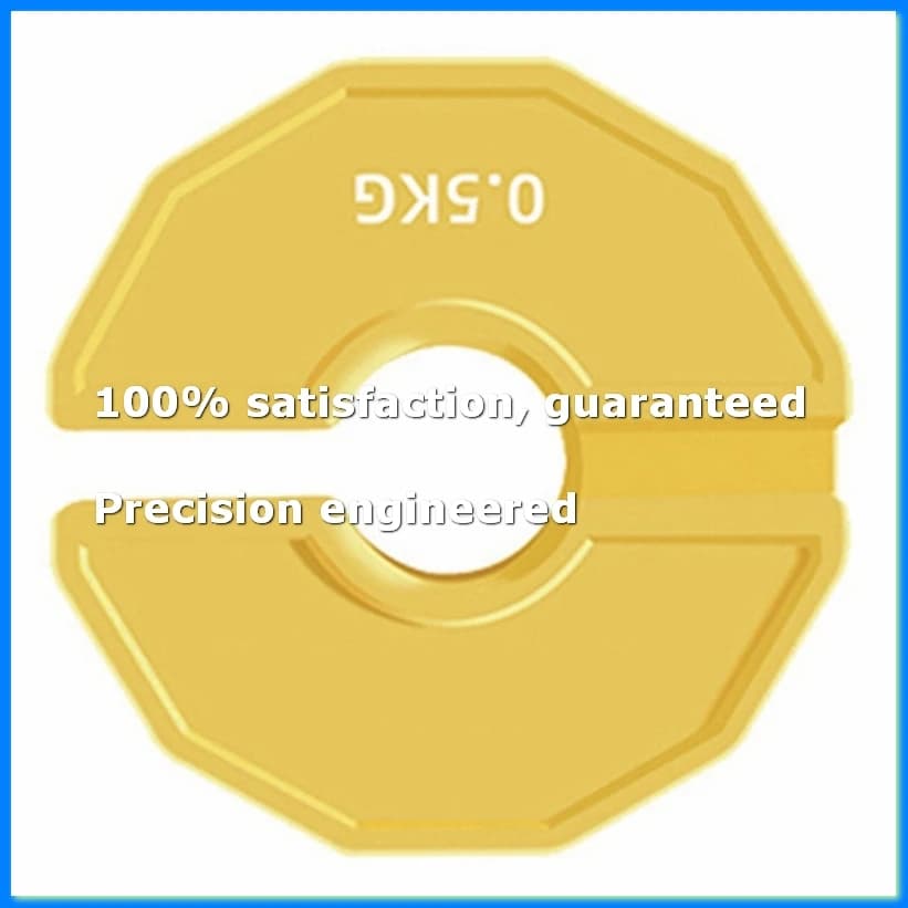 2PCS Gym Micro-Type Plates Dumbbell Fractional Weight Plate Rubber Fractional Weight Plates Add-on Aperture 35mm 0.5KG-A79U