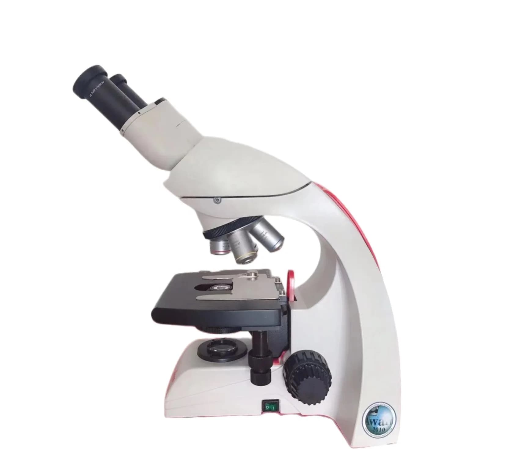 Attrezzatura veterinaria per microscopio trioculare binoculare originale Leica DM500 PET VET per strisce reattive veterinarie per animali domestici della clinica ospedaliera