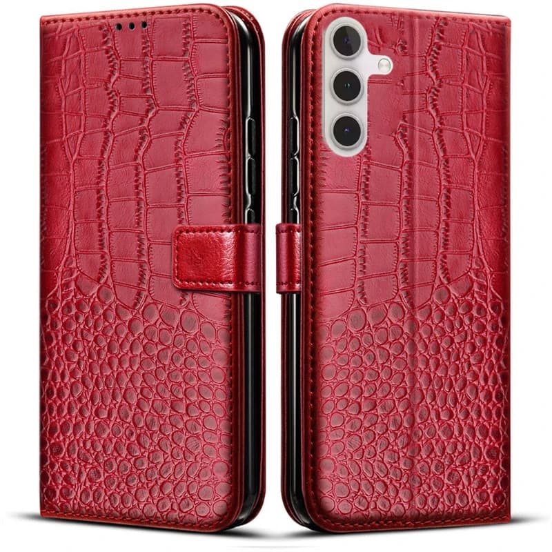 Custodia in pelle di vibrazione magnetica di lusso per Samsung A56 A 36 26 16 06 07 A17 5G A07 A17 A06 A16 A26 A36 A56 Portafoglio Flip Book Cover