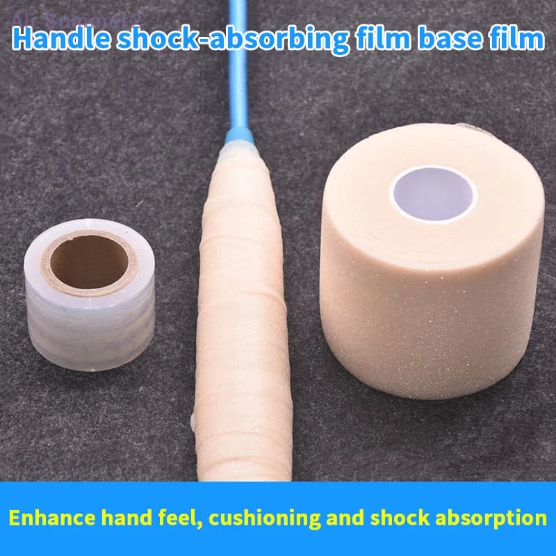 Overgrip in spugna PU per racchetta da tennis e badminton, benda morbida ed altamente elastica, fascia per impugnatura che minimizza le vibrazioni.