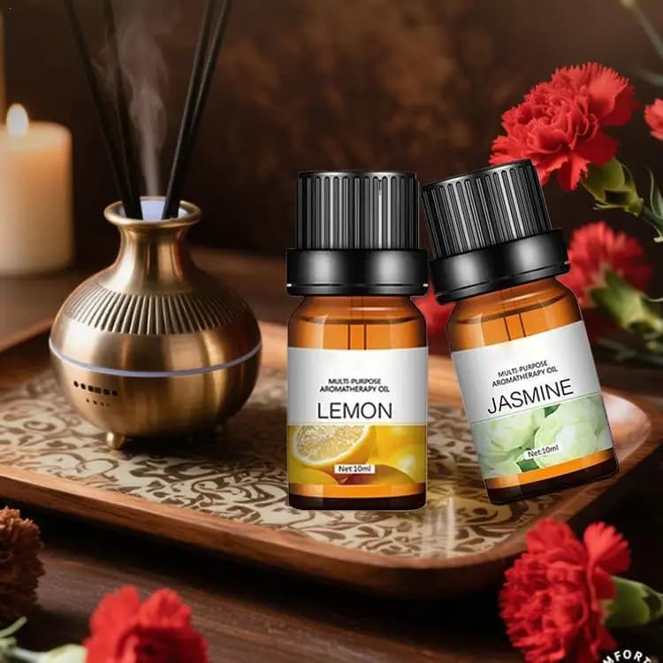 Flower Fruit Essential Oil Soluble in Water Relieve Stress For aroma diffuser humidifier Lamp Fragrance Deodorant for air Aromatherapy