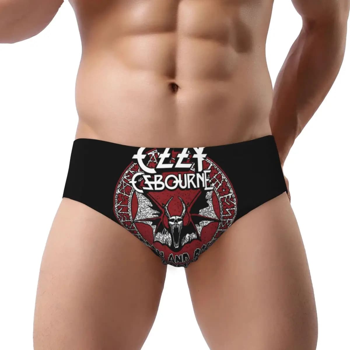 Biancheria intima traspirante da uomo personalizzata Ozzy Osbourne British Rock Heavy Metal Singer