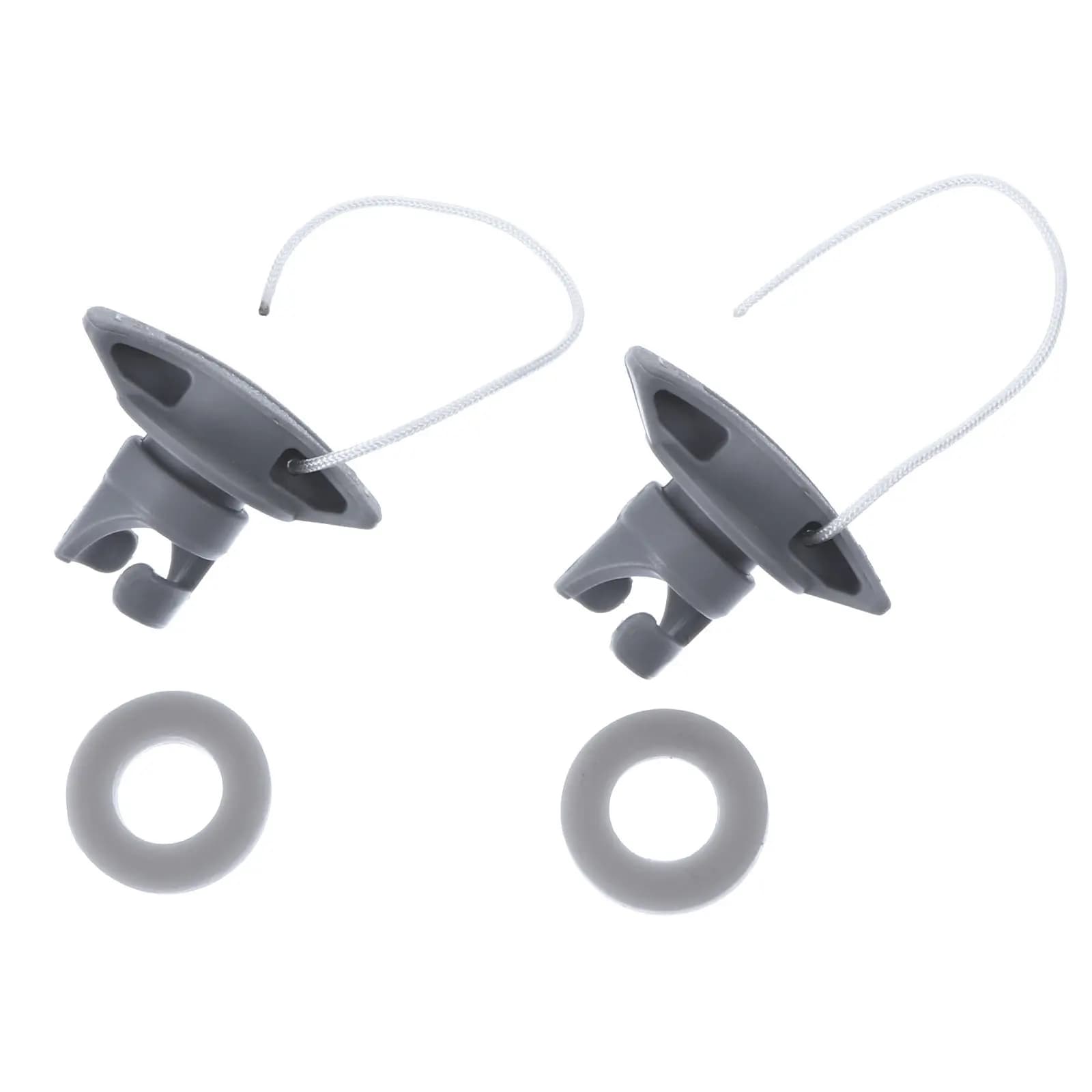 2 Pezzi Tappo di Chiusura Compatto in PVC Resistente 1.97x1.38 Pollici per Valvole di Gommoni, Kayak, Dinghy, Tavole da Surf e Paddleboard