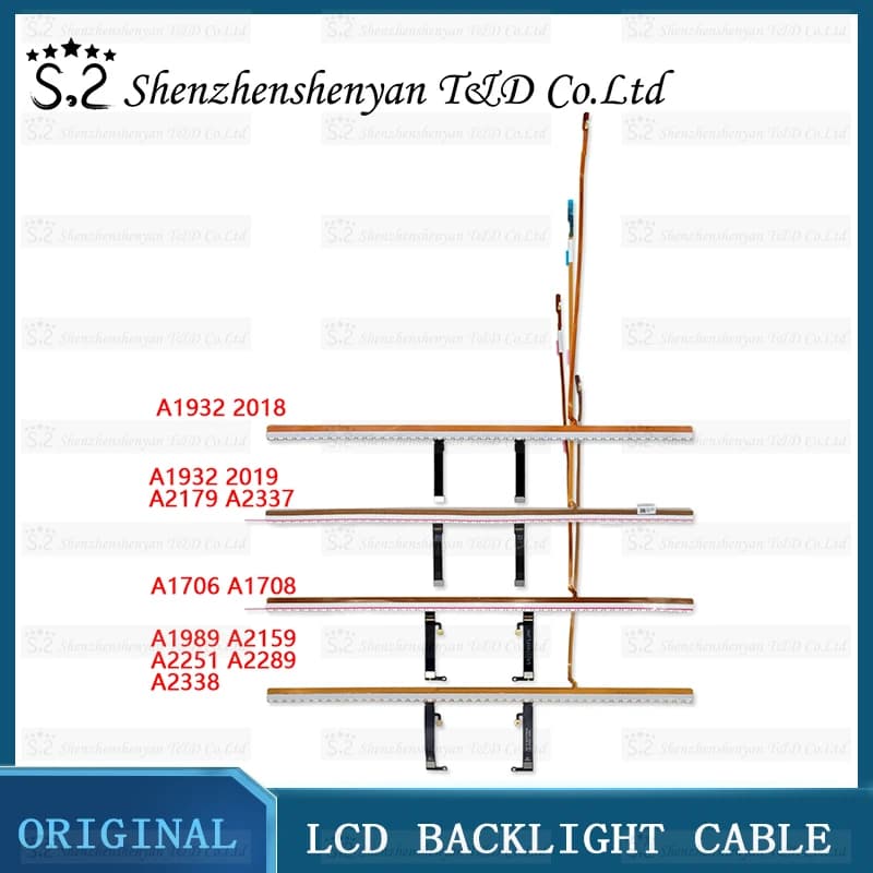 Nuovo LCD LED Display retroilluminazione cavo fotocamera anteriore per MacBook Air/Pro A1706 A1707 A1708 A2159 A2289 A2251 A2338 A1932 A2179 A2337