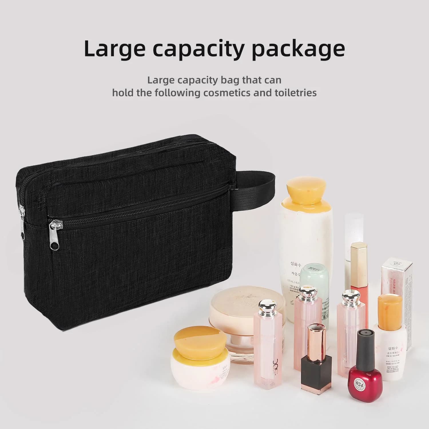 Travel Men's Women's Makeup Bag, Cosmetic Storage Bag, Cosmetic Essentials Box, Waterproof Multifunctional Clutch, Toiletry Bag