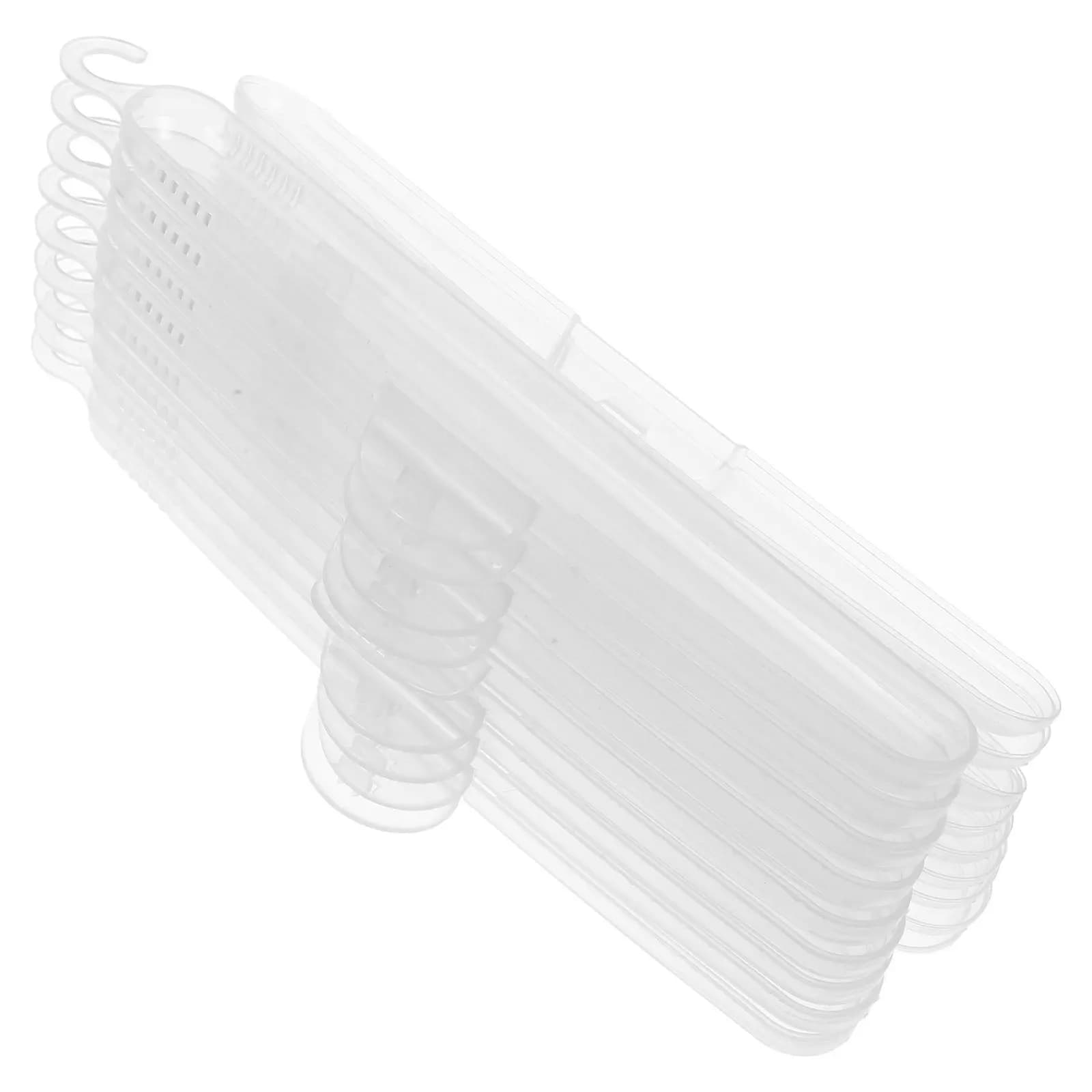 Set of 10 Compact Brushes for PP Toothbrushes, Travel Containers for Homes and Exteriors, Brush Holders
