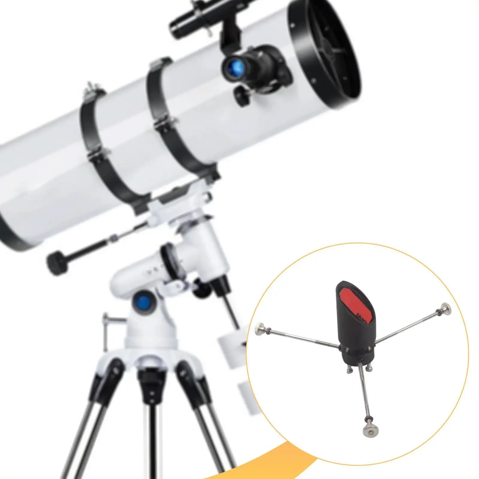 Adjustable Secondary Mirror Holder for Reflective Telescope Bracket Telescope Accessories Astronomy Use