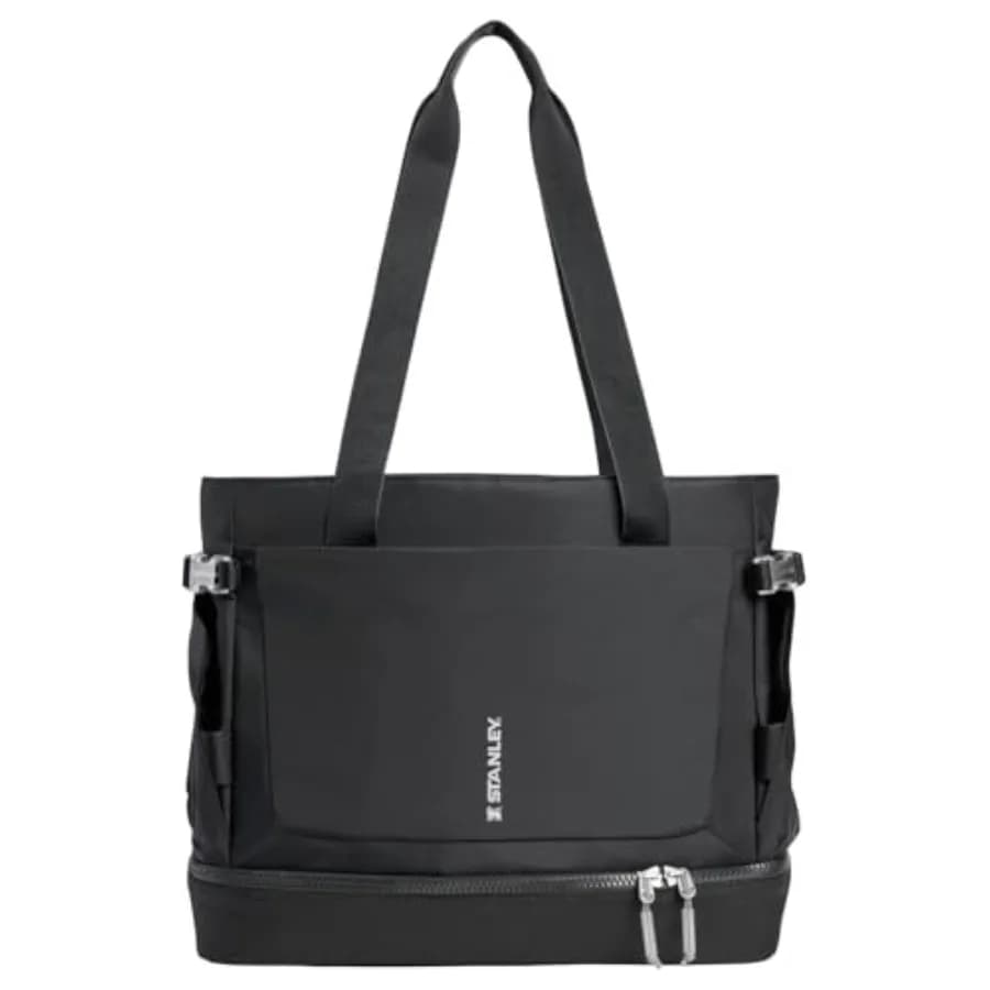 Borsa Vitalize per Palestra, Lavoro e Viaggi con Scomparto per Laptop, Fondo Espandibile, Tasche per Bicchiere e Bottiglia d'Acqua, Resistente e Riciclabile