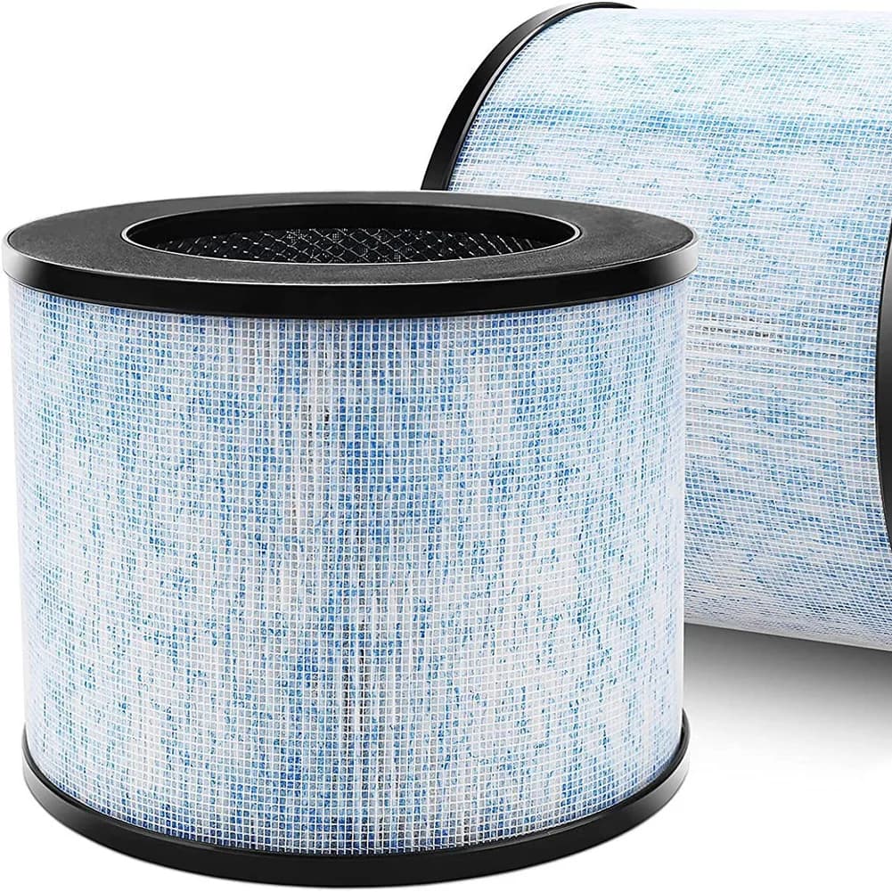 Elemento filtrante di ricambio da 2 pezzi per purificatore d'aria AP100, accessori in plastica per la rimozione della polvere, parti per la pulizia di casa e ufficio