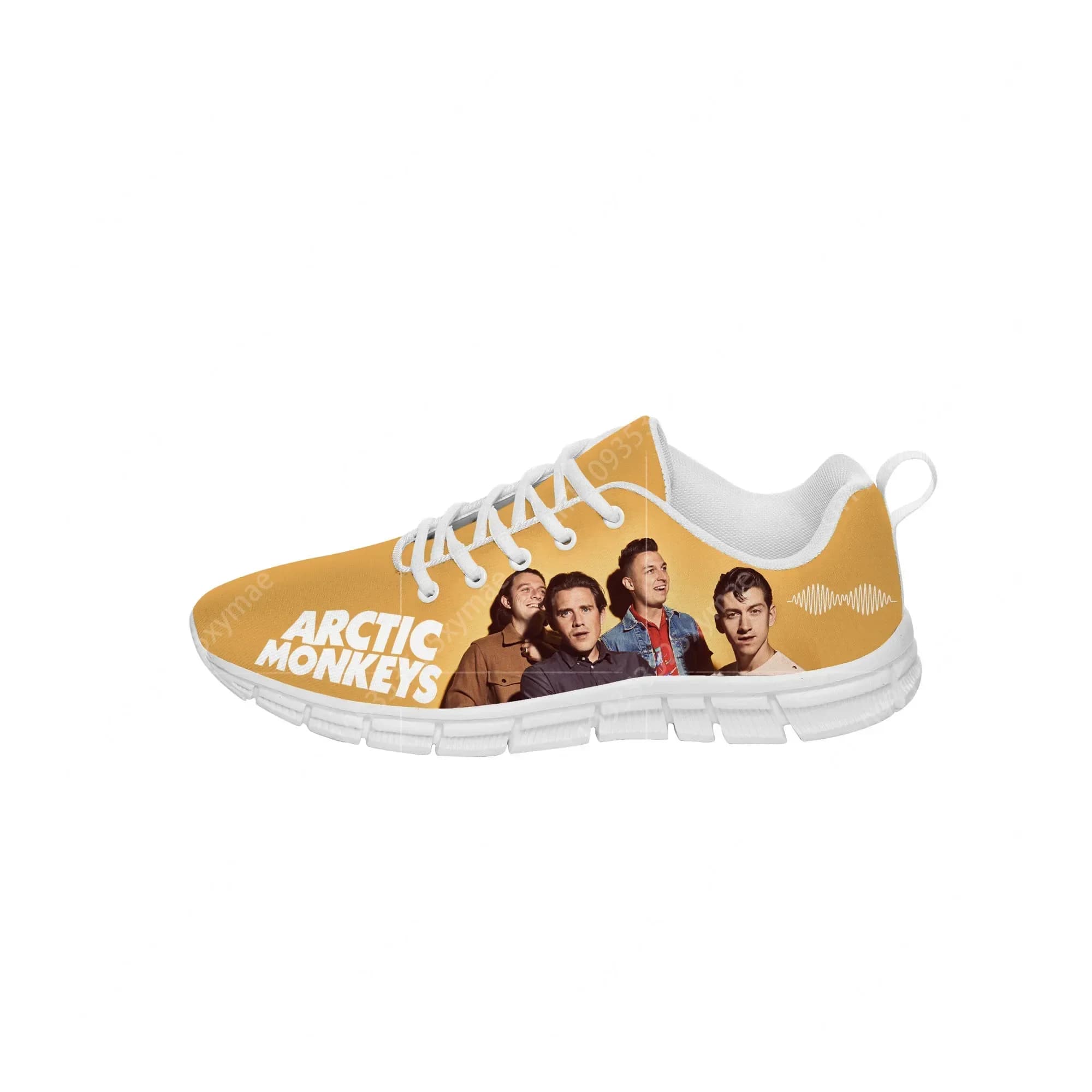 Arctic Monkeys Sneakers Scarpe casual da uomo, donna, adolescente, scarpe da corsa in tela, stampa 3D, scarpe leggere e traspiranti, bianche