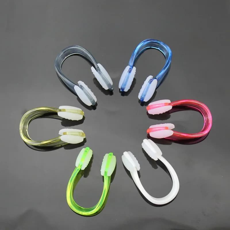 Clip per naso professionale in silicone antiscivolo impermeabile per nuoto, immersioni, snorkeling, comodo equipaggiamento per la protezione del naso