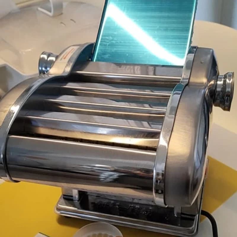 Electric Pasta Maker Noodle Maker Pasta Making Machine Dough Roller Cutter Thickness Adjustable Stainless Steel Noodle Maker