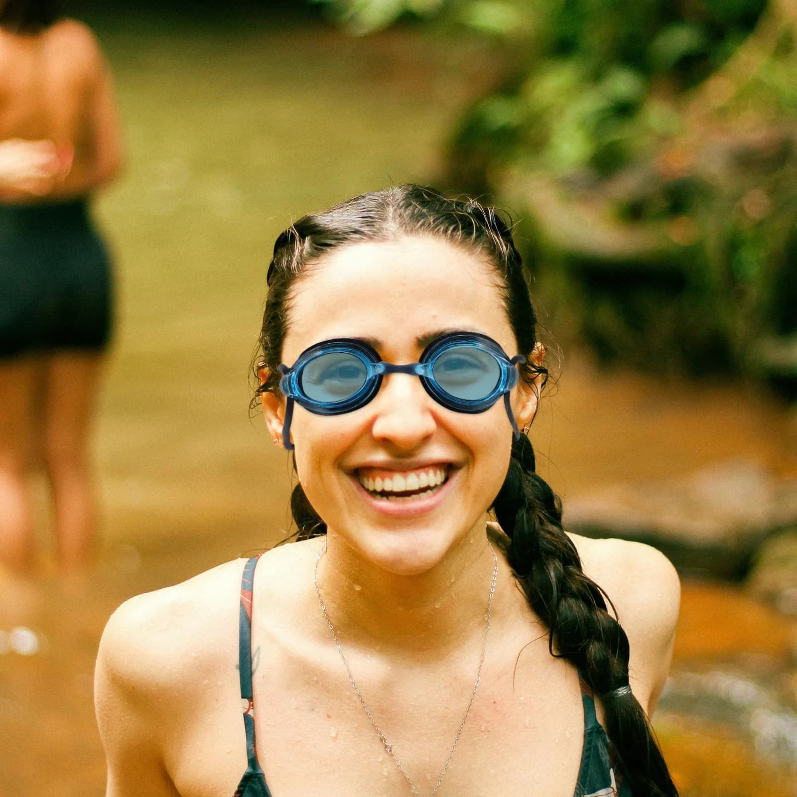 Swimming Goggles Anti-fog Silicone Adult Comfortable Anti-leak Adjustable
