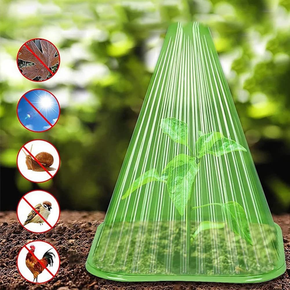 5-31 pieces Antifreeze protection cover for plants Covers for plants Garden rings Cover for plants with upper ventilation for seed plants Flower