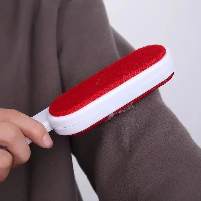2-Sided Self-Cleaning Lint Roller, Brush for Dust & Pet Hair, Removes Dog and Cat Hair from Sofas, Carpets and Clothing