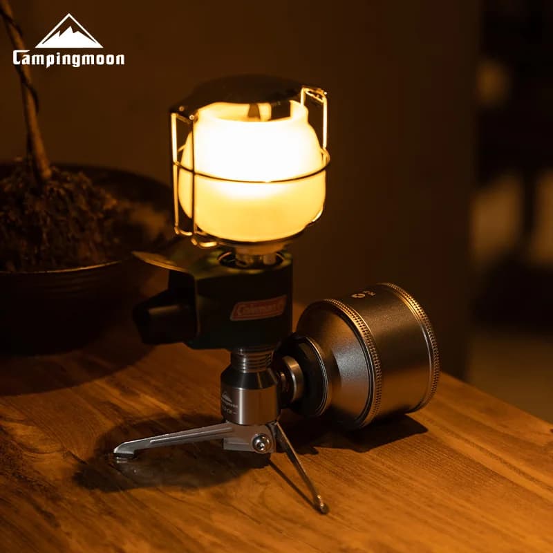 CPAMINGMOON Serie Z23 Adattatore a Tre Gambe per Fornello da Campeggio, Supporto per Lampada a Gas, Tubo di Estensione Separato, Supporto per Fornello Rocket